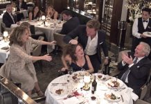 My son-in-law humiliated my daughter at a $500 dinner, grabbing her hair because she chose the wrong bottle of wine. Instead of stopping him, his wealthy father applauded and laughed, “Finally, you’re putting her in her place!” I exposed the bruises hidden beneath her dress, and suddenly the entire restaurant went silent. But when he threatened to take her son away, my daughter begged me to leave. I thought that was the worst moment of my life—until an anonymous text arrived warning that accidents happen to mothers who interfere…