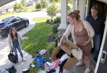 My father’s pregnant fiancée thought marrying him meant she could steal my house. She changed the locks, tossed my clothes outside, and proudly announced, “You’re not welcome here anymore!” My dad told me to accept it or lose him forever. What neither of them knew was that I had been preparing for this exact betrayal. When I finally revealed who legally owned the property, her confident smile vanished…