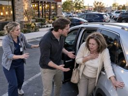 I was leaving dinner with my son when an exhausted doctor mistook my car for hers. Instead of sending her away, I offered her a ride. I had no idea that 15 minutes later, she would be the only reason I survived.