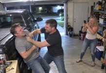 My wife’s boyfriend attacked me in my own garage while she watched and recorded the whole thing like it was entertainment. Barely able to move, I called my cousin—a man with a past neither of them knew about—and by sunrise, they were the ones begging for mercy.