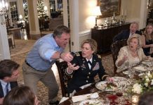 At a family dinner, my husband ripped my ringing phone away and screamed, “My mother comes before your ridiculous job!” He expected another officer to apologize. Instead, a voice announced, “This is the president. You’ve just interrupted a general.” What happened next silenced everyone at the table.