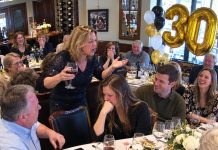 “You owe this family thirty years of your life,” my mother said in front of everyone at my birthday party, and the room erupted in laughter. I stayed silent, asked her one question she clearly wasn’t prepared for, then walked away. Two weeks later, she texted, “Why did the bank call us? Please come home.”