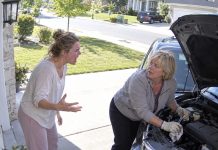 I caught my MIL under the hood of my car, deliberately damaging the brakes, and she never realized I had seen everything. That night, a detective arrived with one horrifying sentence: “The car plunged off the cliff with a man and a woman inside.” Her reaction revealed more than any confession could have.