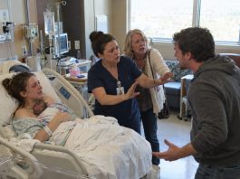 After hours of painful labor, I finally held my newborn in my arms. But instead of congratulating me, my husband looked at our baby and said, “Prove it’s mine. I want a DNA test!” I stared at him, then quietly called my lawyer. “Prepare the divorce papers immediately.” My mother-in-law suddenly went pale and begged me to hang up. Her reaction made me realize she knew something I didn’t…