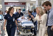 “My husband is dying! I demand your BEST surgeon, not some worthless nurse!” my fiancé’s wealthy mother shouted across the ER. Then the entire surgical team turned toward me and said, “Chief, the operating room is ready.” What happened next left her speechless.