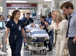 “My husband is dying! I demand your BEST surgeon, not some worthless nurse!” my fiancé’s wealthy mother shouted across the ER. Then the entire surgical team turned toward me and said, “Chief, the operating room is ready.” What happened next left her speechless.