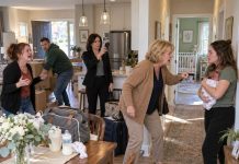 “We’re moving into YOUR house tomorrow! My rules, my family—and if you don’t like it, GET OUT!” my mother screamed, just eight days after I gave birth. But when she stormed through my front door with a moving truck behind her, she saw two people waiting inside—and suddenly, SHE was the one begging to leave.