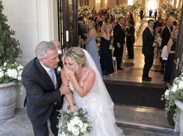 I was minutes away from marrying the man I loved when 180 guests heard his secret plan to use me for my father’s fortune. He laughed, unaware everyone could hear him. My father’s response stunned the entire room.