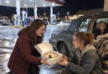 “We already celebrated Christmas without you,” Mom said after I arrived three hours late from the ER, still carrying the cake they hadn’t bothered to wait for. I gave it to a homeless girl instead—and three hours later, Dad called shaking: “Hannah… you need to tell me exactly who you just met.”