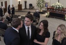 Five years ago, my brother stole the woman I was supposed to marry and never stopped acting like he had won. At our father’s funeral, he leaned over with a smug grin and whispered, “Still hurts, doesn’t it?” I smiled, turned toward the woman beside me, and said, “Actually, I’d like you to meet my wife.”