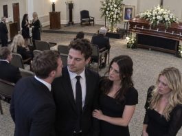 Five years ago, my brother stole the woman I was supposed to marry and never stopped acting like he had won. At our father’s funeral, he leaned over with a smug grin and whispered, “Still hurts, doesn’t it?” I smiled, turned toward the woman beside me, and said, “Actually, I’d like you to meet my wife.”
