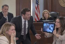 In the courthouse hallway, my husband laughed with his lawyer while I cried over our twenty-year marriage. Then my little niece grabbed my hand and revealed she had secretly filmed something terrifying at home. Minutes later, the judge saw the footage, and my husband stopped smiling.