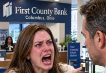 I walked into First County Bank carrying my dead husband’s letter and three years of mortgage receipts. Minutes later, the manager called security, my brother-in-law demanded the folder, and I discovered our house had never belonged to my husband.
