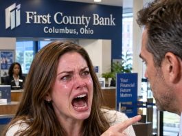 I walked into First County Bank carrying my dead husband’s letter and three years of mortgage receipts. Minutes later, the manager called security, my brother-in-law demanded the folder, and I discovered our house had never belonged to my husband.