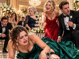 “It Was A Sick Prank!” My Sister Laughed As Guests Ran To Help Me Up. I Felt The Metal Bend—And She Knew About My Surgery. Everyone Heard Her Laughing. But Her Fiancé Heard Something Else. He Turned And Looked At My Sister…