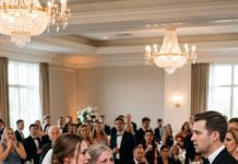 At my wedding, my future in-laws mocked my mother in front of 300 guests. My fiancé laughed with them.