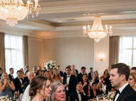 At my wedding, my future in-laws mocked my mother in front of 300 guests. My fiancé laughed with them.