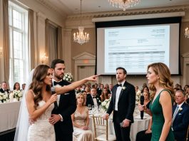ON THE DAY THAT WAS SUPPOSED TO BE THE HAPPIEST OF MY LIFE, MY SISTER STOLE MY WEDDING RECEPTION AND MADE IT ALL ABOUT HER. SHE THOUGHT I WOULD SWALLOW THE HUMILIATION AND STAY QUIET, JUST AS I ALWAYS HAD. BUT WHEN THE SCREEN CHANGED, THE ROOM WENT DEAD SILENT—and for the first time, her husband saw what she had been hiding.