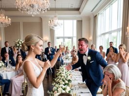 “Once we marry, her house belongs to us.” My fiancé whispered this to his mother, unaware I was standing right behind them. Exactly 23 days later, my wedding toast destroyed their entire plan.