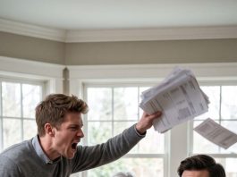 My younger brother threw a stack of bank statements in my face and shouted, “You’re the one who stole half a million dollars from Mom!” Everyone turned to look at me with pure hatred. I was kicked out of the Christmas dinner. But the next morning, the bank called with information that left the whole family stunned.