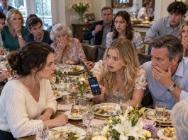 My stepdaughter chose Easter dinner, surrounded by twenty relatives, to play a recording she claimed would prove I had been screaming at her behind closed doors. Everyone leaned forward, ready to judge me, but eleven seconds into the audio, another voice suddenly came through the speakers, and the look on her father’s face changed completely.
