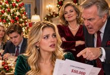 At The Christmas Party, Dad Gave Me A “Gift.” Inside Was A $50,000 Debt, And He Said, “You Will Pay This.” Mom Smirked. I Didn’t Argue. That Night, I Left In Silence. The Next Morning, The Family Group Chat Was Flooded With Angry Messages In All Caps.