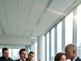 “You’re fired! I’m the boss’s wife,” she sneered—right in front of our new $50M investor. I just smiled. “Weird. My mom’s at home.” The room froze. The CEO walked over, kissed my forehead, and said, “Apologies. Family matter.” Her jaw dropped. Her VP boyfriend looked like he’d swallowed a stapler.