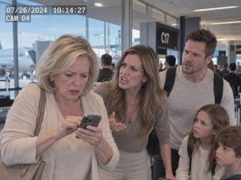 My son stood silently while his wife humiliated me in front of my grandchildren, claiming I hadn’t contributed a penny to their vacation. Then my phone revealed thousands in unauthorized charges. When I asked him to explain, he suddenly begged me to put it away.