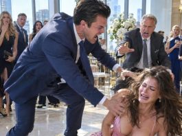 While hosting his extravagant promotion banquet, he publicly battered his pregnant wife—yet the entire gathering was struck dumb when someone stepped up to reveal the explosive truth behind the night’s events. Without any knowledge that his wife was actually a covert billionaire tycoon, a husband strikes his pregnant spouse when she shows up at his company party. The shocking revenge she exacted inside the boardroom decimated his entire future.
