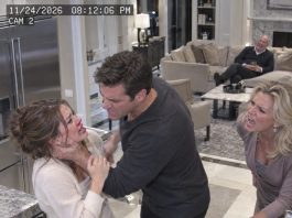 I stood bleeding on the kitchen floor while my husband demanded dinner. His mother blocked the doorway, calling me a drama queen, and his father kept watching television. They never noticed the tiny camera above the counter. What it recorded would expose all three of them.