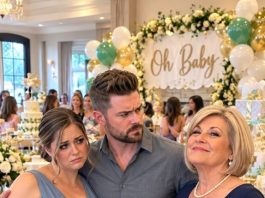 “My mother-in-law completely took over my baby shower, ignored every single request I’d made, and turned what was supposed to be a celebration of my pregnancy into an event honoring herself. I tried desperately to keep the peace, but when she announced my unborn son’s name without our permission, my husband Levi stood up, walked across the room, and did something that left nearly forty guests speechless.