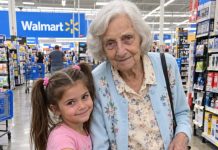 My seven-year-old granddaughter picked up a sparkling diamond ring from the floor of Walmart. Despite barely having enough money for groceries, we returned it to the woman who had lost it. But at 7:15 the following morning, a stranger in an expensive suit appeared at my front door. He glanced nervously toward a black SUV and whispered, “Ma’am, there’s something you need to see immediately. We’ve been trying to find you and your granddaughter for years.” I had no idea that one act of kindness was about to uncover a secret from my family’s past…