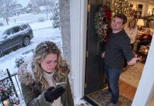 I drove 5 hours through a snowstorm to surprise my family for Christmas. My brother opened the door just enough to smirk. “You didn’t get the hint? It’s family only this year.” No one else came out. I left silently. 150 minutes later, Dad accidentally texted me: “Unbelievable. She really thought she was welcome.” I opened my banking app and cut every bill. By morning: 43 missed calls and…