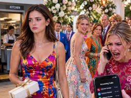 My sister made me eat in the kitchen at her high-society wedding because I “didn’t belong,” so I quietly left—taking the venue lease, security bond, and her three-million-dollar wedding gift with me.