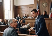 I never told my CEO father-in-law that I was a JAG attorney. He laughed as I walked into the courtroom alone. “No lawyer? You’re finished.” Then the judge smiled: “Good morning, Counselor Baker.” My father-in-law froze: “Wait… what?”