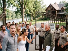 My daughter-in-law tried to force a 52-person party onto my private property, but the police waiting at the gate ruined her life.