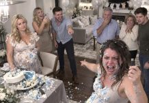 My family smashed my gender reveal cake for a viral TikTok, laughing while blue frosting covered my pregnant belly, but 1 tiny USB drive exposed a 6-year secret and destroyed them all.