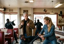 Five gunmen chained the diner doors, unaware the quiet old man stirring his coffee was a Force Recon veteran—and the girl they grabbed was waiting for his signal.