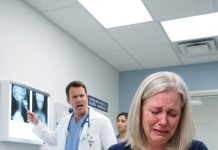 My daughter-in-law threw my screaming grandson into my arms and sped away, but when I took off his clothes, the bruises on his back made me rush straight to the emergency room.