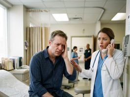 I’d had a headache for seven days, but my wife and son kept telling me it was nothing and that I didn’t need a doctor. So I took a taxi to the hospital alone. The doctor was examining me when he suddenly froze and shouted, Call the police right now! I couldn’t move. What happened next shocked me…