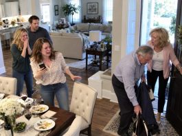 At a family gathering, my parents suddenly announced, “Your sister needs this house more than you. Give it to her.” When I said no, they tried to force me out of my own home. Minutes later, the police arrived—and after the officer’s first sentence, my parents’ faces completely changed.