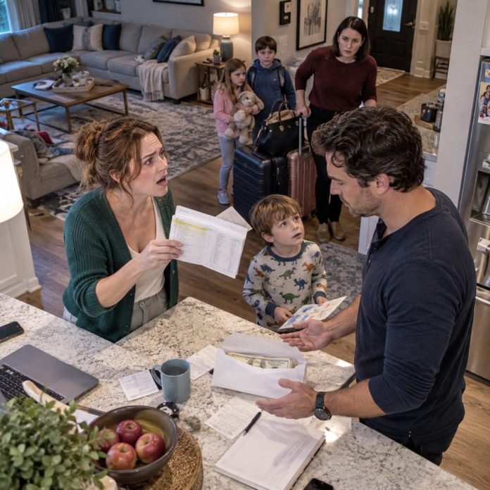Đối Đầu Gia Đình Bên Quầy Bếp-1