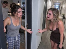 My sister showed up at my boyfriend’s apartment in a tight dress and told him, “If you ever get bored with my sister, you know I’d treat you better.” When I confronted her, she smirked and said, “You’re overreacting. I was just testing him.” I stayed silent. That was nine months ago. This morning, she was standing outside my apartment in tears.