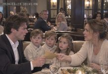 At a restaurant table, my ex-wife handed me a sealed envelope while three little children stared at me with my own eyes. I’d spent five years believing she abandoned our marriage. Then she revealed that my mother knew about her pregnancy before I did.