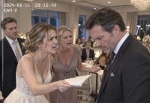 My stepdaughter ignored me throughout her entire wedding, danced with the father who abandoned her, and never once thanked me! But when the $68,000 bill arrived, she shoved it into my hands. I walked out silently, made one call, and ruined her perfect night…