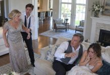 My son’s wedding was only hours away when I caught my husband in a suspicious moment with the bride. Furious, I turned to confront him, but my son was standing in the doorway. He looked me straight in the eyes and whispered six words that changed everything.