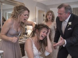 Nobody expected my sister to attack me while I stood in my wedding dress, admiring my reflection. She sliced through my hair and laughed as I collapsed in tears. When my father stormed in, he defended her. But my next words wiped the smiles off both their faces.