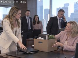 At company headquarters, my boss smiled as she handed me a cardboard box and refused my commission on a $12 million deal. I calmly placed the signed contract on her desk. Minutes later, our CEO received an urgent call from the overseas client, and her smile vanished.