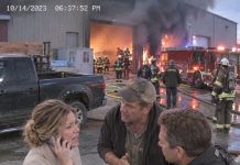 While my husband celebrated our anniversary with another woman, firefighters battled flames at the business my father left me. His truck was parked outside, but he ignored every call. Then an employee revealed someone had chained the exit, and my husband’s romantic photograph suddenly looked suspicious.