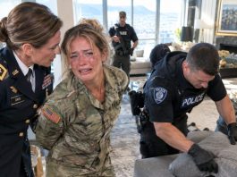 It was 5:03 a.m. when my father kicked down my apartment door, triggered by my decision to stop funding the family that had quietly stripped me of my inheritance. Two days later, officers retrieved a handgun from under my couch, armed with my parents’ sworn accusations that I threatened their lives. They assumed they had ruined my military career forever.